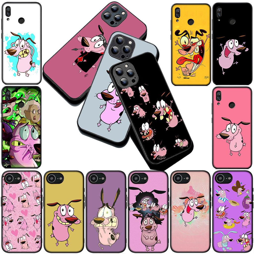 Phone Cover for Apple iPhone 17 Air 12 13 Pro Max Mini ProMax 7 + 8 Plus 7+ 8+ Soft Case Anime C-Courages C-Cowardlys Dog