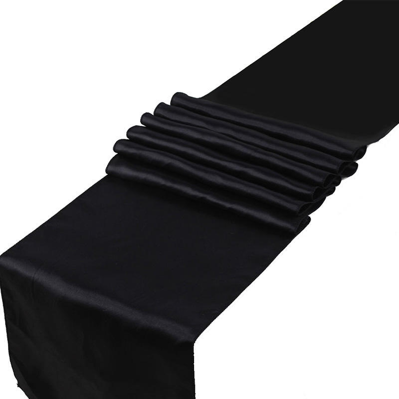 Runner da Tavolo Fasce Elegante Tinta Unita Raso Copritavolo per Casa Matrimonio Banchetto Festa Festival Catering Decorazione Tavolo MYY