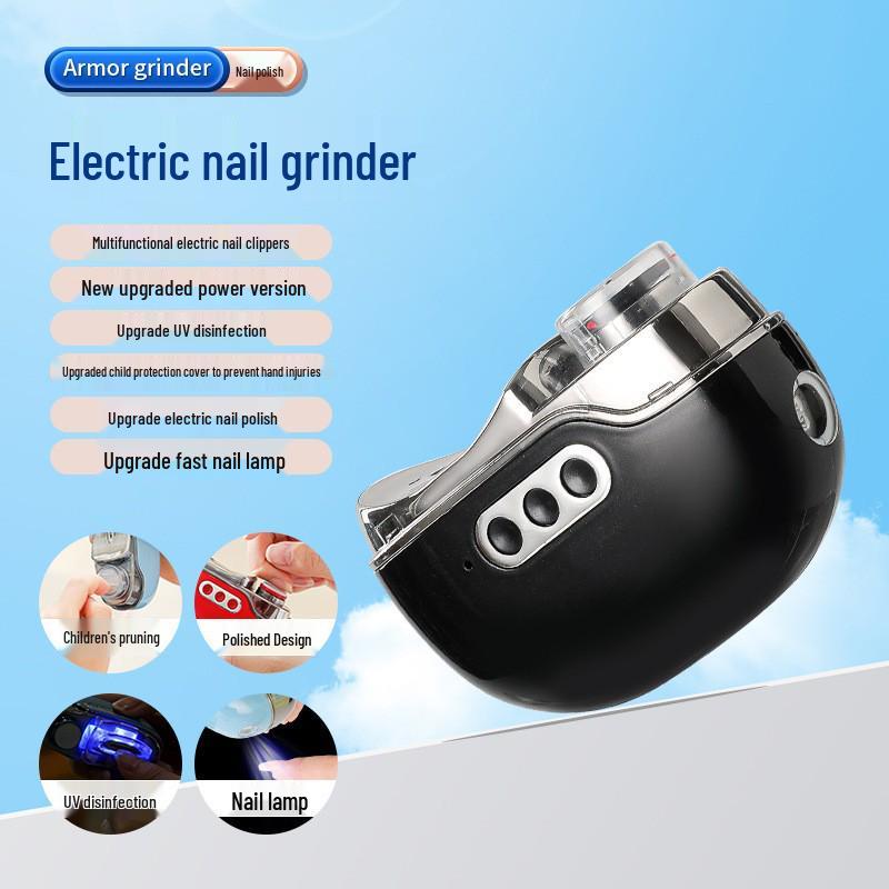 

Электрическая пилка для ногтей 4-в-1, безопасная для детей, с двойной головкой и тремя скоростными режимами.