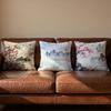 Classical Ink Landscape Cushion Cover Soft Reversible  Durable Pillow Cover  MultiScene Use for Home  Car Daily Comfort