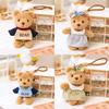 Dress Hoodie Teddy Bear Keychain Plush Toy Stuffed Doll Bag Decoration Gift