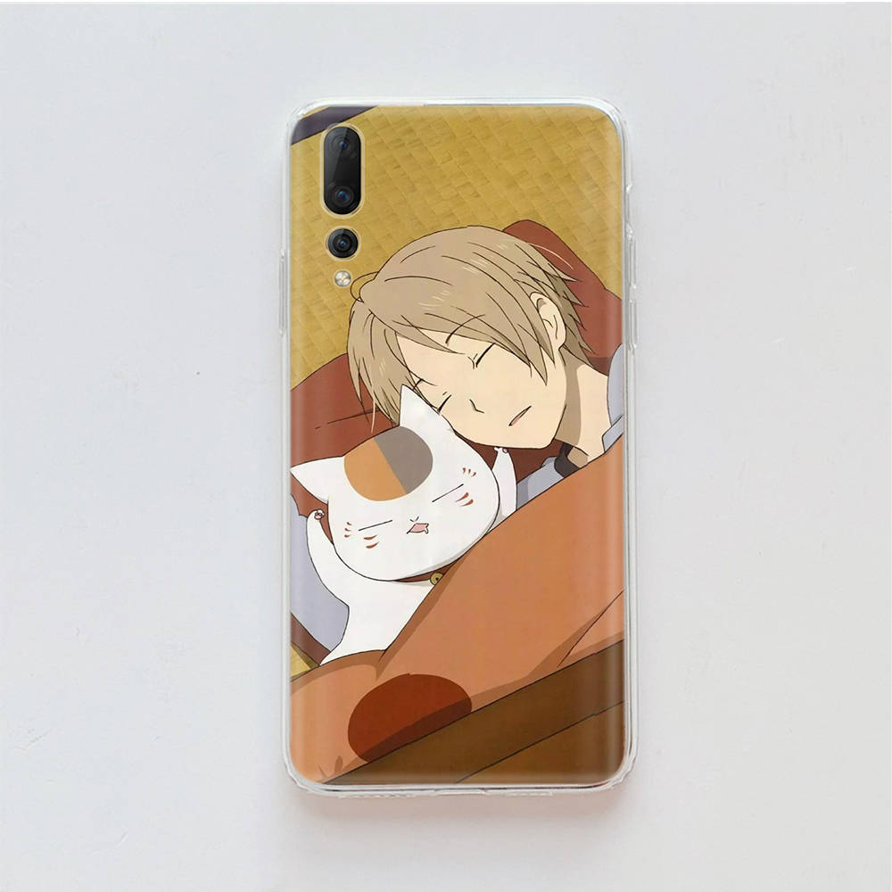 Transparent Case for Samsung A04 A14 A23 M33 M53 Realme 10 9 C35 C55 VIVO X80 Infinix Hot 30 Note 11 Tecno Spark 8P Pro W-65 Yuujinchou Natsume