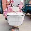 Large Capacity Metal Rear Basket with Backrest for E-bike Helmet and Backpack Storage