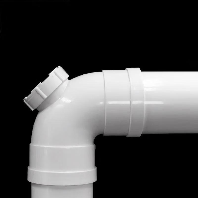 LANGZHIWEN PVC 90-Degree Drain Elbow (DN50, 10-Pack)