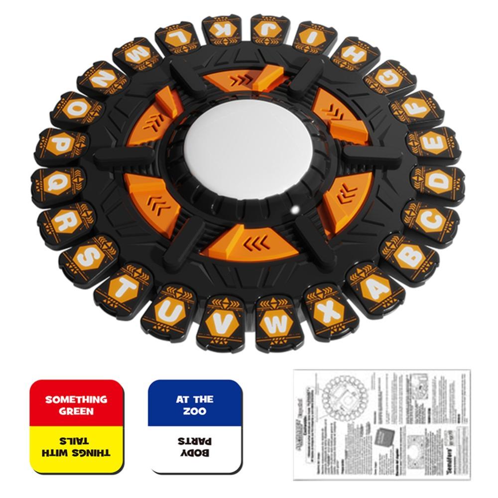 

36 карт Быстрый ритм Слово Игра 24-клавишная Быстрая настольная игра Безумная алфавитная настольная игра Вечеринка Yellow no Screen