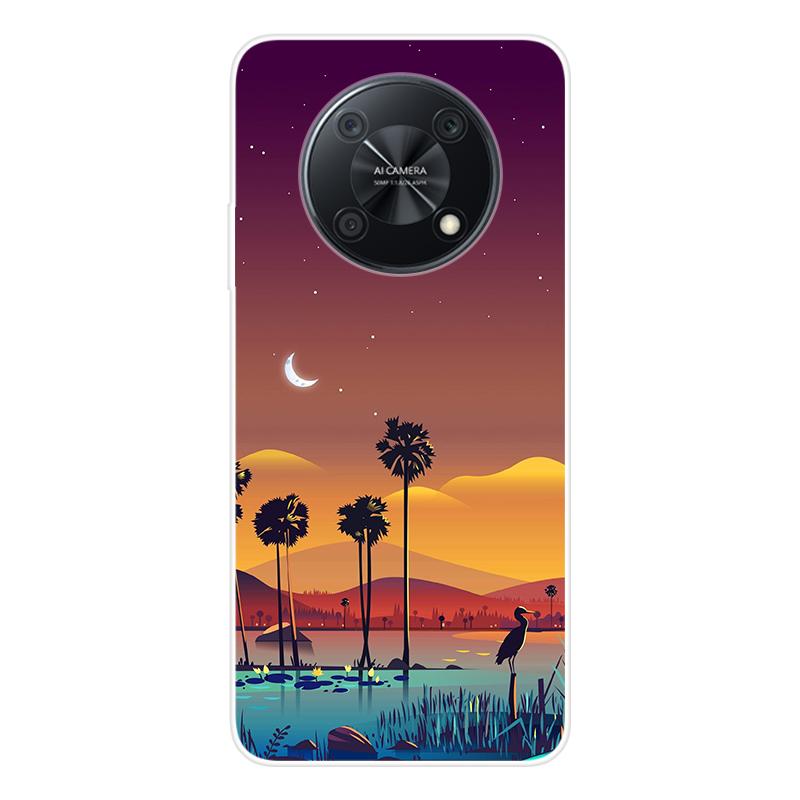 For Huawei nova Y90 Y 90 novaY90 Case Soft Silicone Back Cover Cartoon Phone Case Diversification