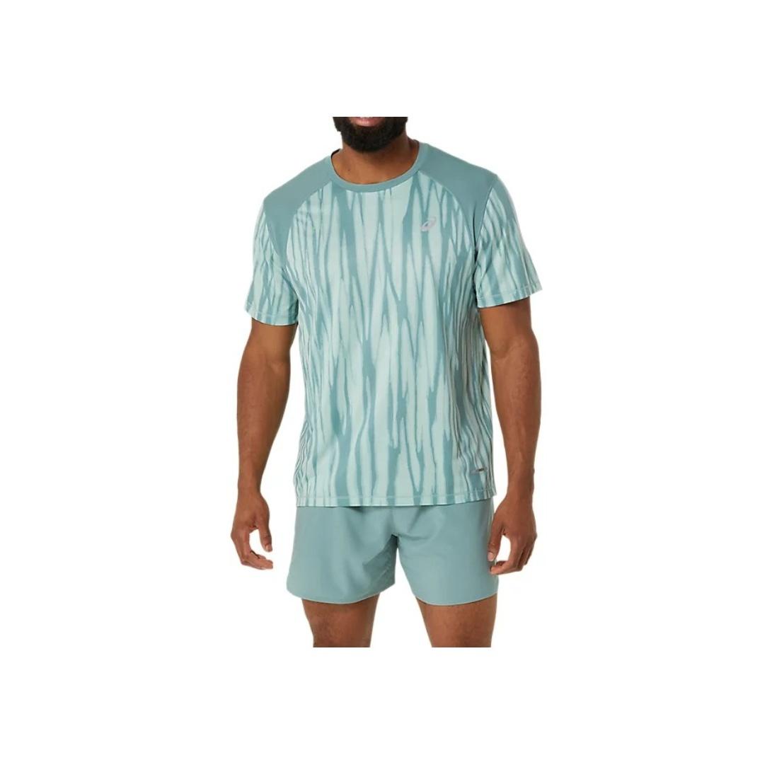 

Asics Comfortable Round Neck Pullover Short Sleeve T-Shirt Men Tops Green 2011D092-300 XL