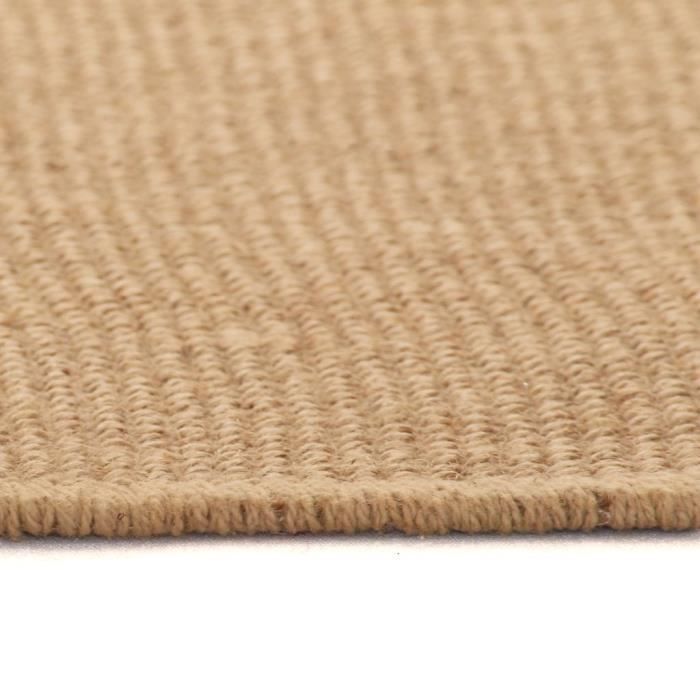 Tapis - vidaXL - 120x180 cm - Jute tissé - Antistatique - Antidérapant