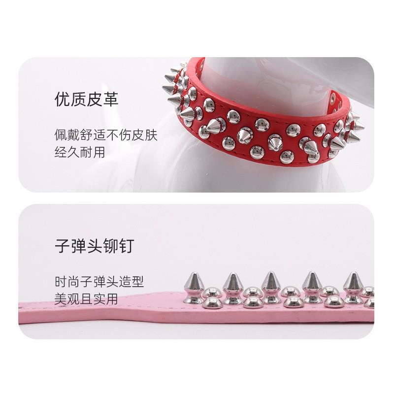 PU Dog Collar Adjustable Medium Large Dogs Durable Pet Neck Strap Daily Use