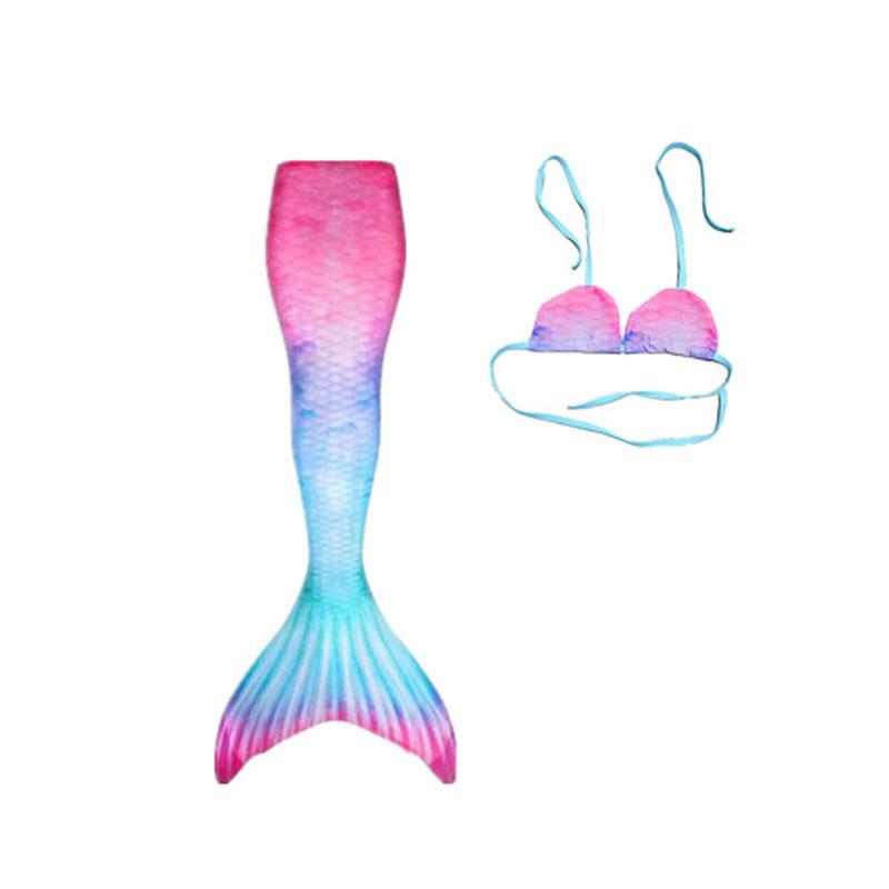 

Детский хвост русалки Детский купальник Купальник для малыша Одежда для выступлений для девочки(без флиппера) 110