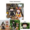 Cute Halloween Witch Pumpkin Doll Plush Toy For Spooky Decor