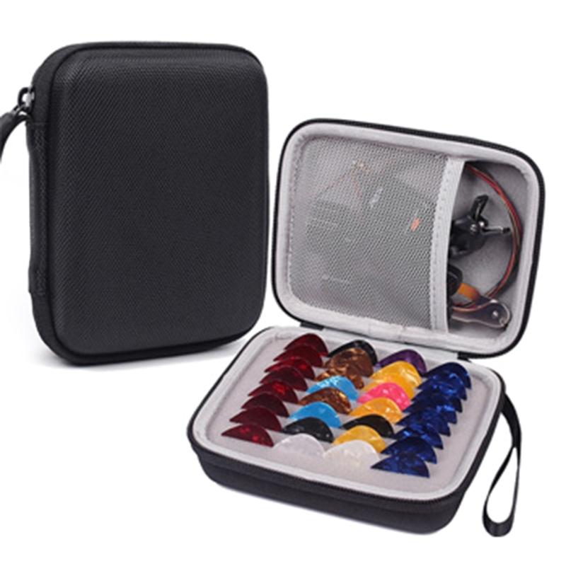 Guitar Pick Holder Bag Large Capacity Guitar Plectrums Cases Waterproof Guitar Pick Collector Organizer Easy to Use