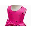 Ärmelloses Polka-Dot Prinzessinnen-Partykleid für kleine Mädchen, formelles Weihnachts-Kleid für Kinder