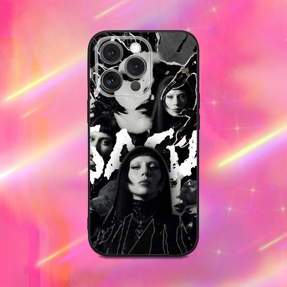 Mayhem L-Lady G-Gaga Phone Case For iPhone 16,15,14,13,12,11,Pro,Max,Plus,X,XS,XR,SE,8,7,Mini,Soft Silicone Black Case