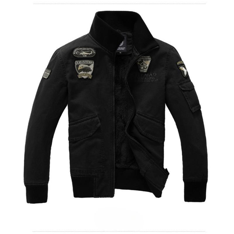 

Флисовая куртка мужская флисовая утолщенная осенне-зимняя мужская свободная куртка большого размера M