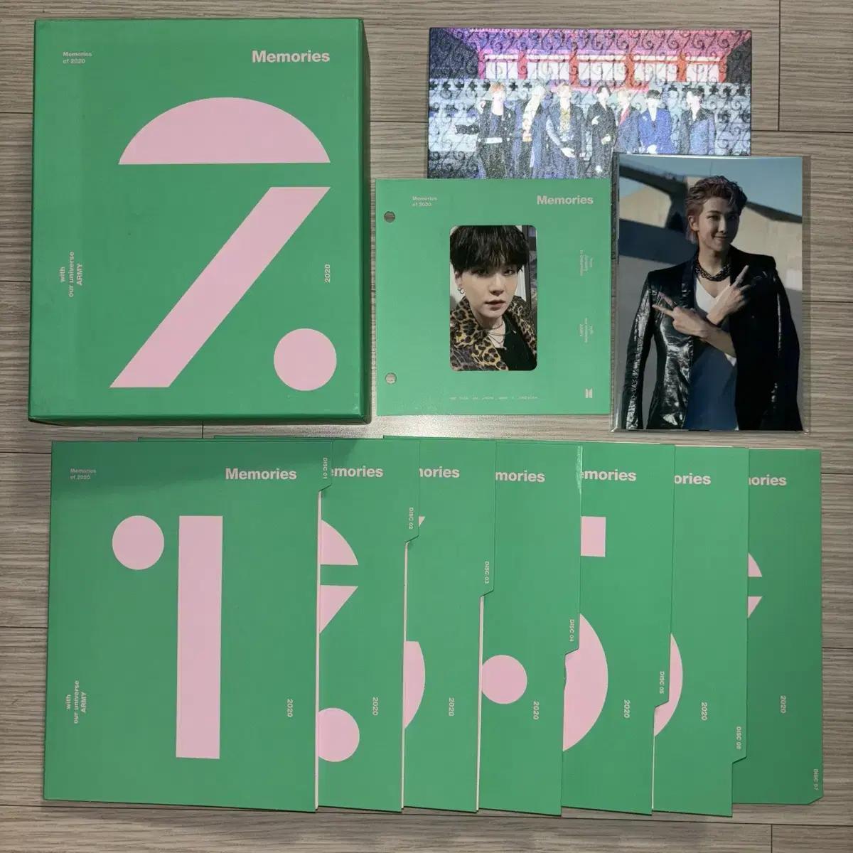 

BTS 2020 Memories Blu-ray Фотокарточка Шуга
