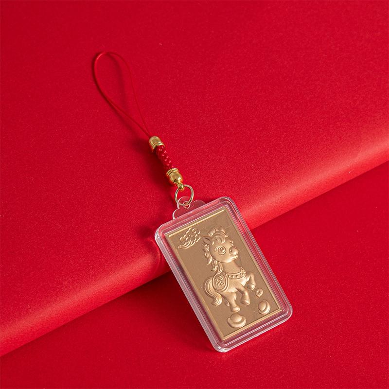 Horse Hanging Decor 2026 Horse Year Chinese New Year Pendant Lucky Keychain Pendants Spring Festival Gift Backpack Pendant