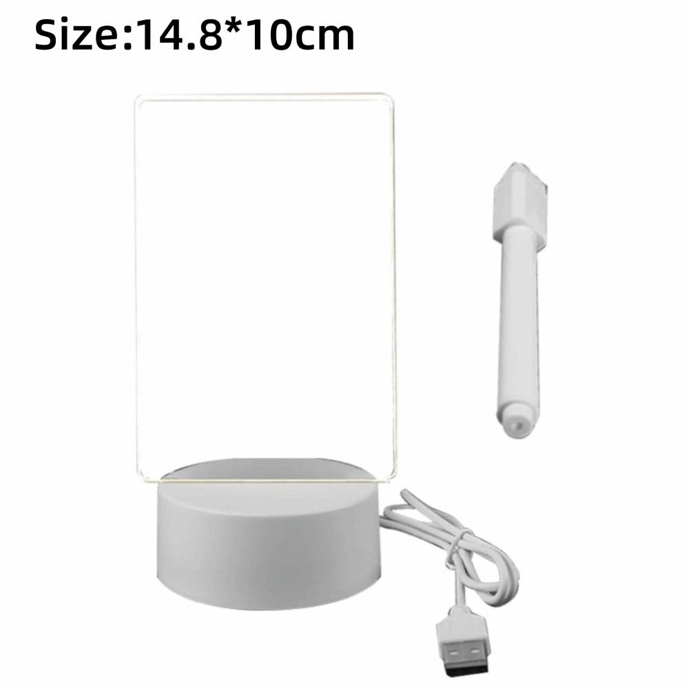 USB Powered LED Desk Lamp 3D Glow Effect Bedside Night Light  Bedside Lighting