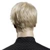 Men Short Wig Side Part Bangs Fluffy Natural High Temperature Fiber Handsome Male Blonde Synthetic Hair