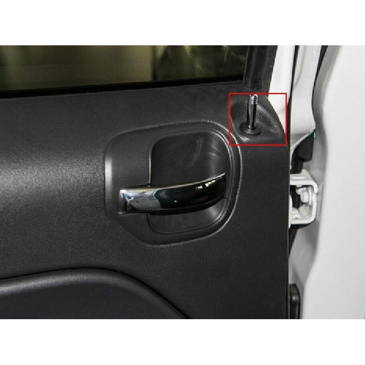 Car Inner Door Lock Down Bolt Ring For Jeep Patriot Compass 2011-2016 Bright Red