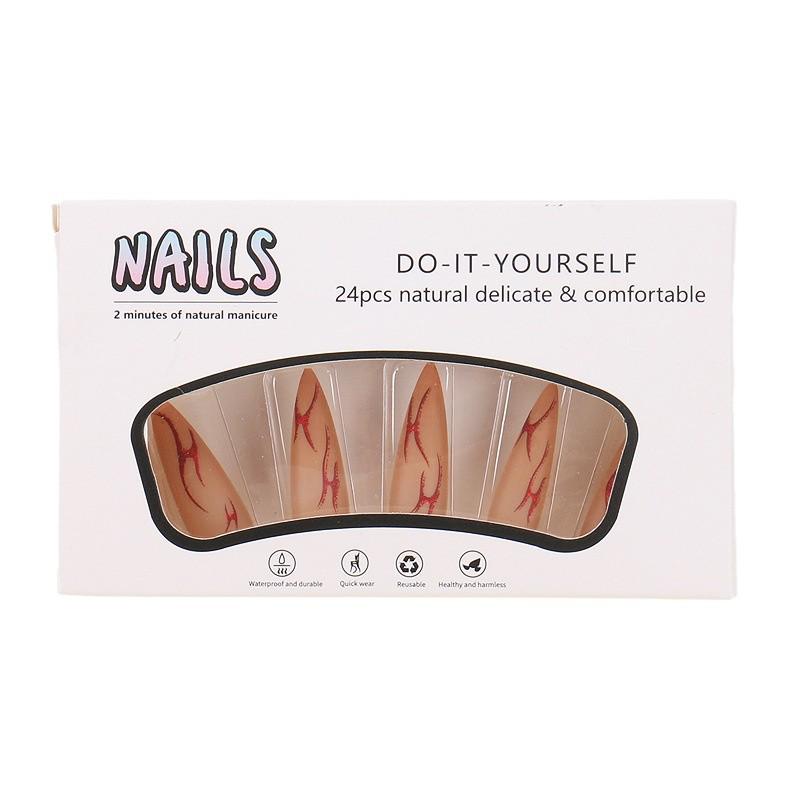 Autocolante trendy retro mate pentru unghii: Unghii False Stil European & American