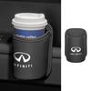 Semi-Circular Leather Cup Holder Storage Box For Infiniti Q50 FX35 Q30 G37 Q70 QX70 G35 Q60 QX50 QX60 QX80 QX30 JX35 G25 G37 B1