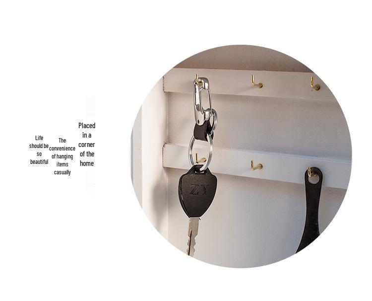 Coastal Seabird Lighthouse Wall-Mounted Key Cabinet