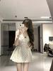 French Pure Desire Spice Girl Polka Dot Suspender Dress Children's Design Sense Niche Slim Waist Temperament Short Skirt Summer