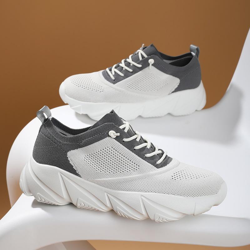 New classic walking shoes couple sports running shoes soft sole low top lightweight mesh shoes casual shoes