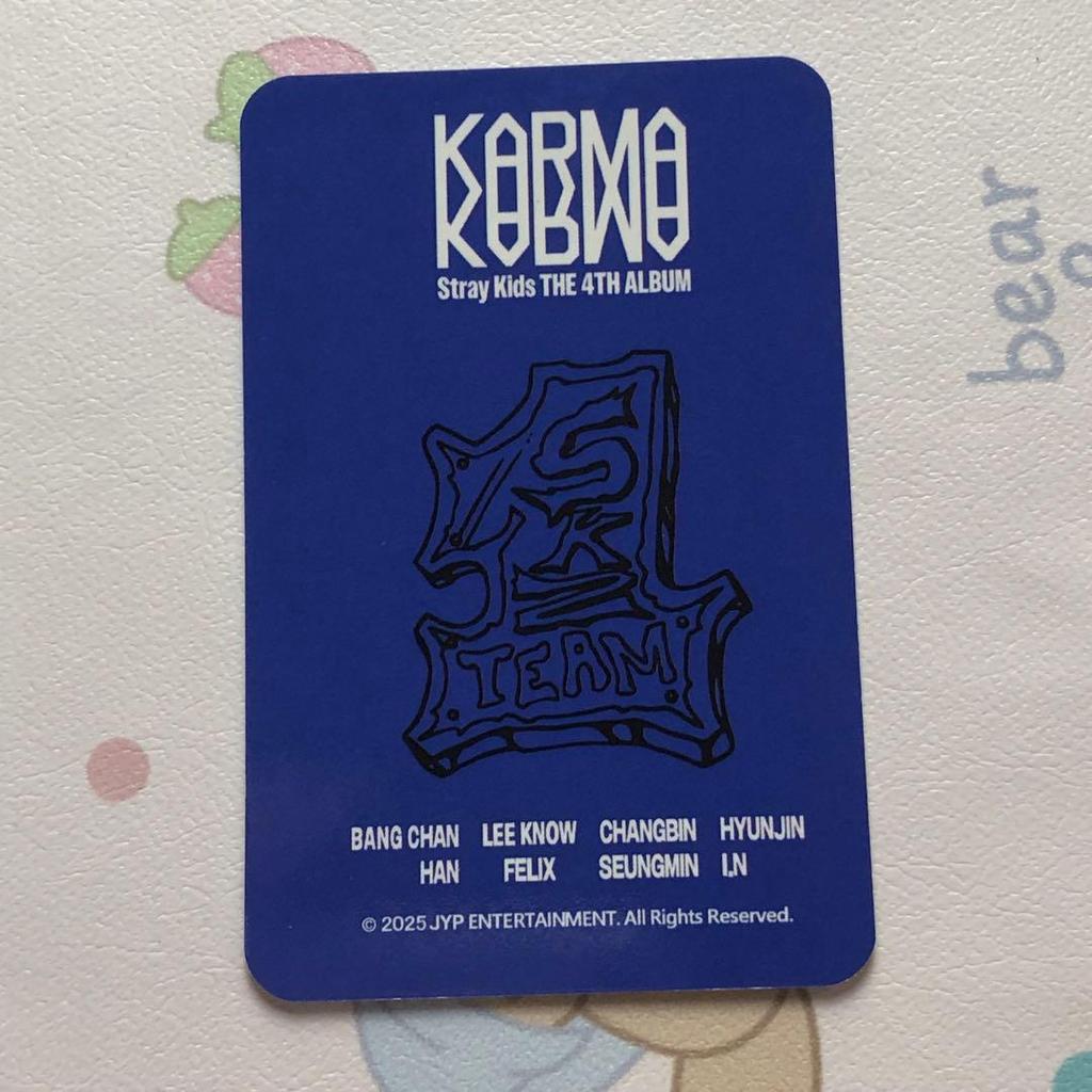 [USED] Stray Kids Changbin Pop-Up Uniform Karma Trading Card