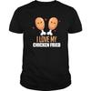 J'aime Mon Poulet Frit Jambe de Poulet Cuisse T-shirt Noir