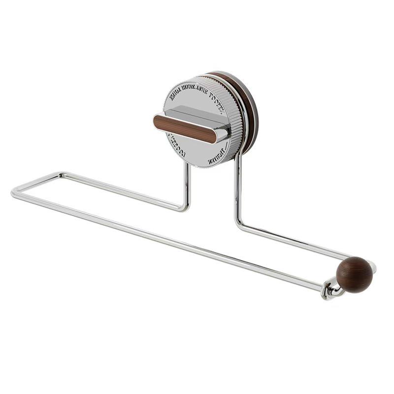 Suction Cup Wall Mount Cling Film & Paper Towel Holder