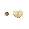 Versatile Red Heart Pin Zinc Alloy Brooch Adaptable to Various Clothing Style Combinations Lapel Pin Accessory