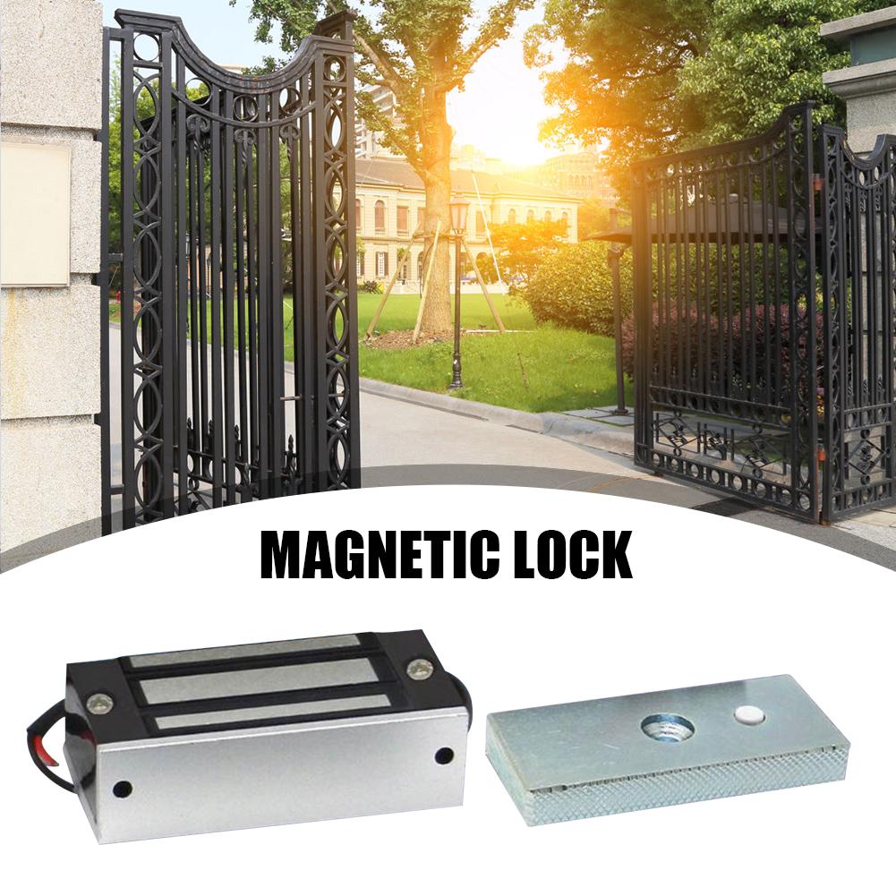 

Электромагнитный замок с удерживающей силой 60 кг/132 фунта Электрический магнитный замок постоянного тока 12 В