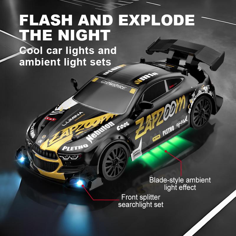 4WD RC Drift Car 1:24 2.4GHz Limited Edition - LED Lights Stunt Drift High-Speed Racing Car Boy Toy Gift