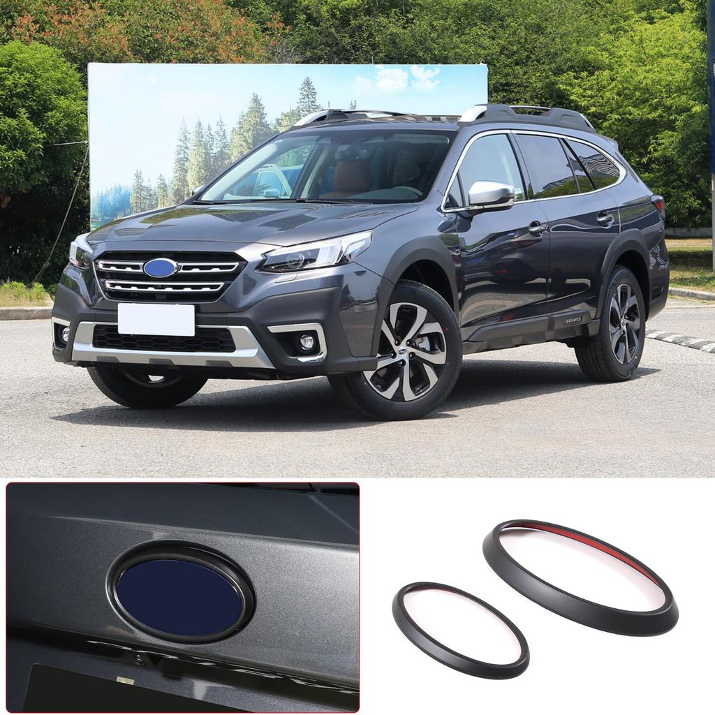 Sauicemy Engine Cover Logo Decoration Ring Logo Ring Trim Frame
