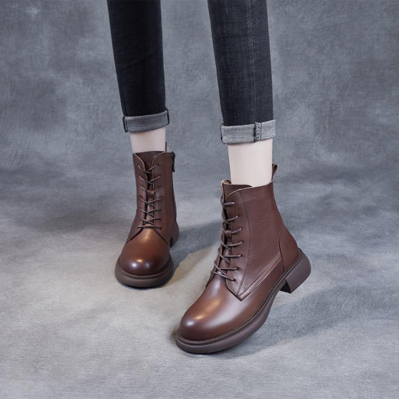 Vintage Martin Stiefel Rindsleder Kurze Stiefel