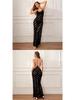 Backless Side-Slit Dress