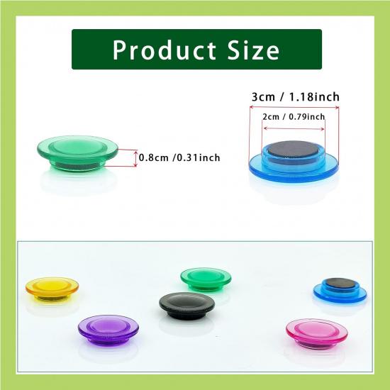 Fridge Magnets - 14 Pack Strong Refrigerator Magnets, Heavy Duty Small Magnets with 7 Colors, Whiteboard Magnet for Crafts, Locker, Office & Kitchen,