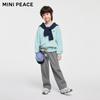 MiniPeace Boys' Spring Crew Neck Sports Sweatshirt