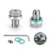 Übergröße piggyback Öl ablassschraube M12.1-1.25/1.5/1.75x 15mm Edelstahl Selbstschneidend Ölwanne Gewinde Reparatur Kit mit O-Ring