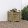 VidaXL Planter 31x31x31 Cm Impregnated Pine Wood 837402