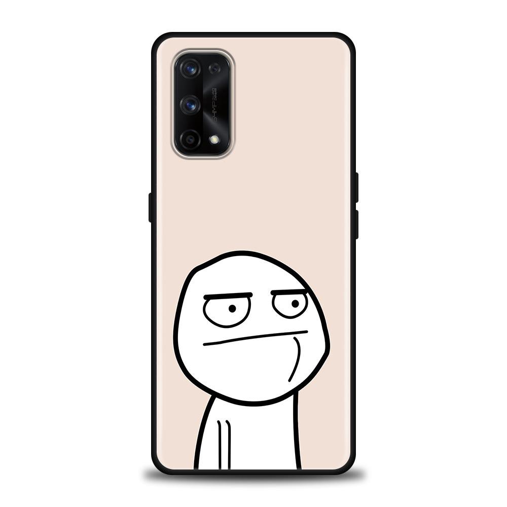 Funny Man Middle Finger Fucek Case For Realme C21Y C21 C25 C20 C15 C12 C11 GT Master Neo Neo2 5G Fundas Capa Silicone Soft Cases