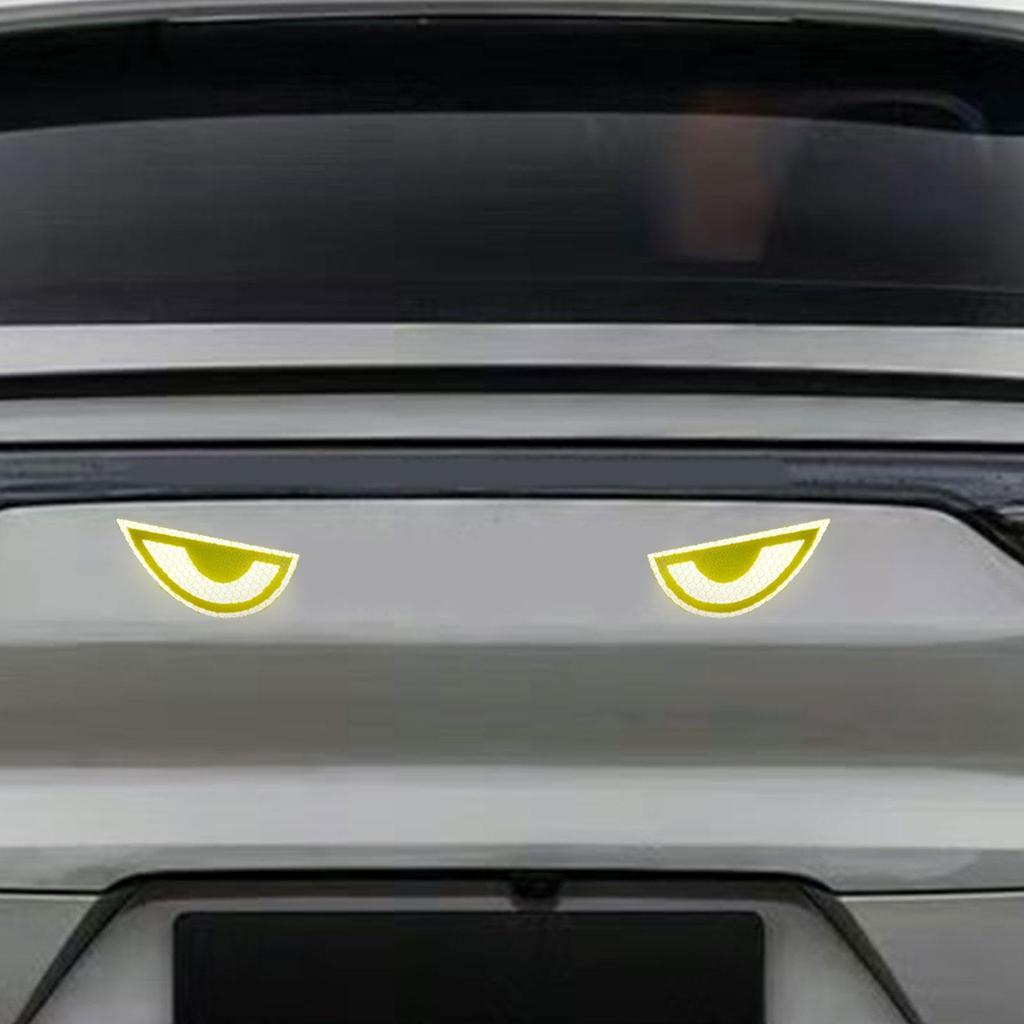 Car Sticker Reflective Decal, Evil Eye Decal Sticker - Reflective Decorative Car Decal Sticker
