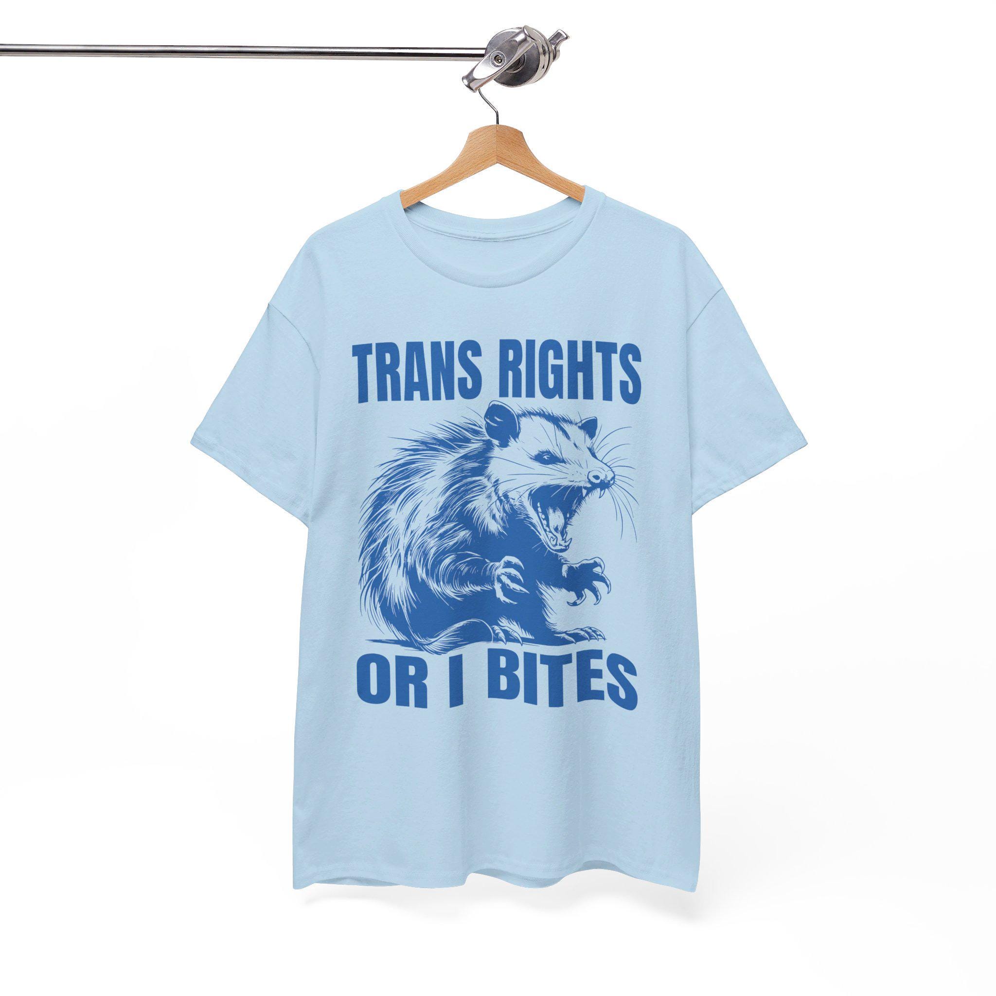 

Inclusive Trans Rights Shirt Women Unisex Gay Rights Streetwear Funny LGBTQ Pride Tshirts Short Sleeve Vintage Opossum Tshirts 4XL