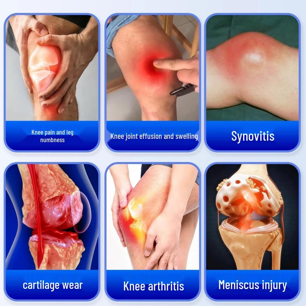 Upgraded Knee Patch: Far Infrared Meniscus & Joint Tendon Ointment for Synovitis Relief.