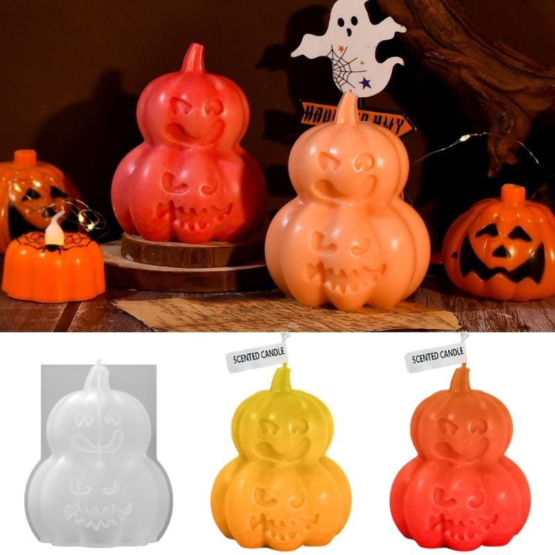 Pumpkin Silicone Candle Molds for Making Candle Soap Epoxy Resin Multipurpose Silicone Mould for Gypsum Decoration