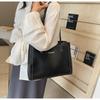 Women's 2024 Spring/Summer Versatile Solid Color Tote – Korean Style Shoulder Bag