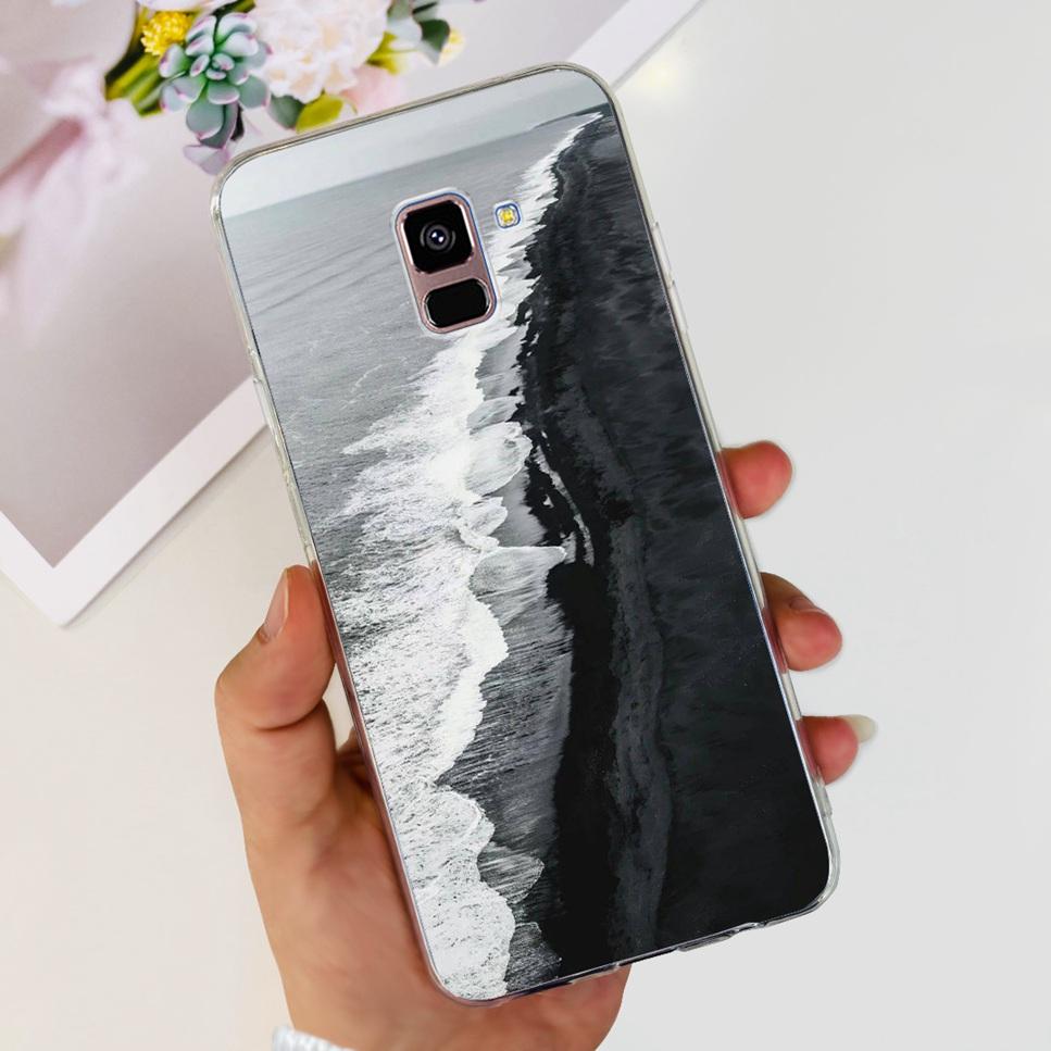 For Samsung Galaxy A8+ A8 Plus Case New Butterfly Flower TPU Soft Silicon Cover For Samsung A8+ 2018 SM-A730F Phone Case Funda