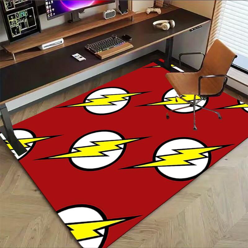 1PC Flash Lightning Non-Slip Floor carpet, suitable for Office, bedroomand playrooms. It can also be used as a sofa footrest cover-T98